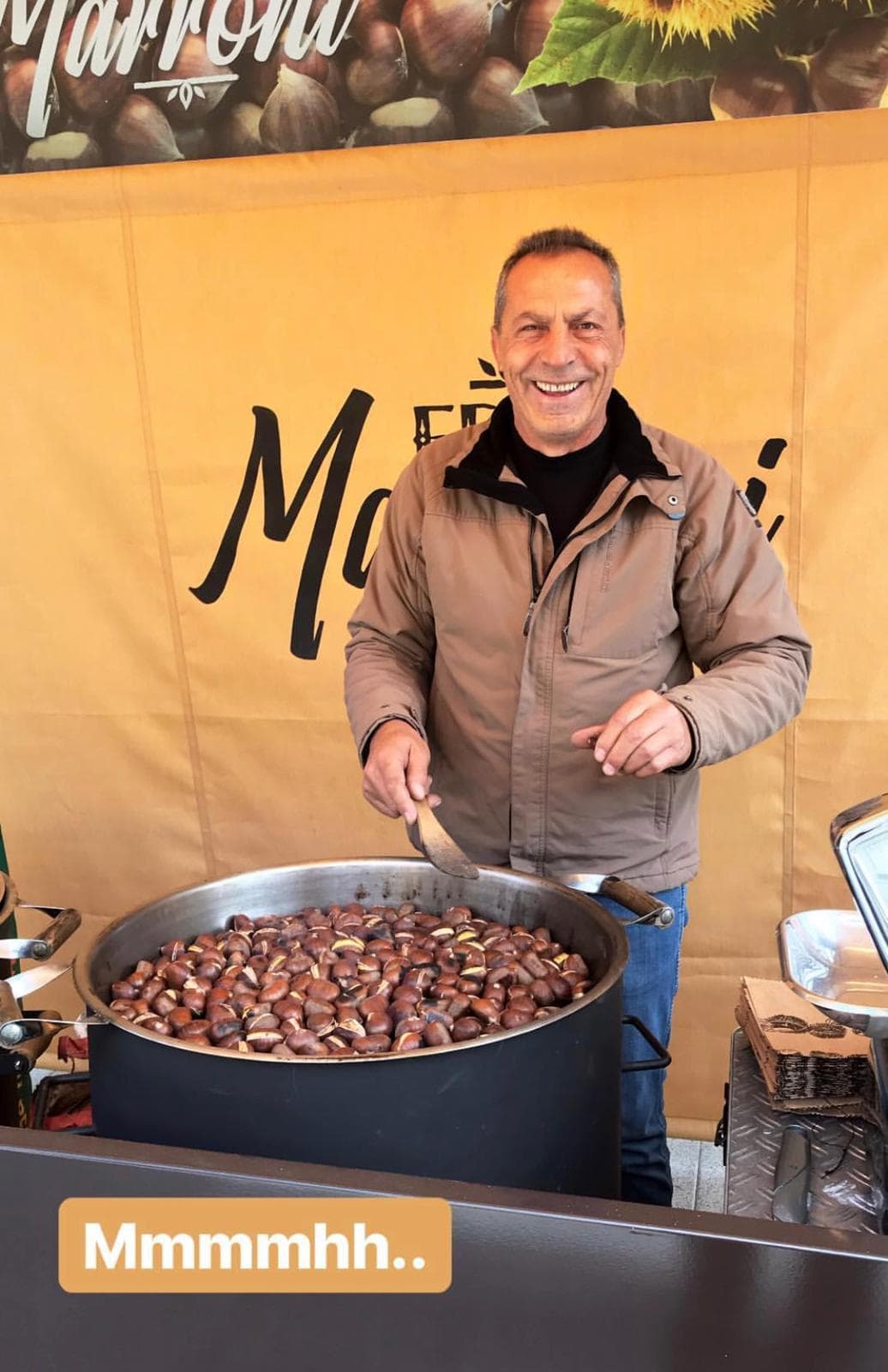 Der Vater am Marroni-Stand — über 40 Jahre Handwerk